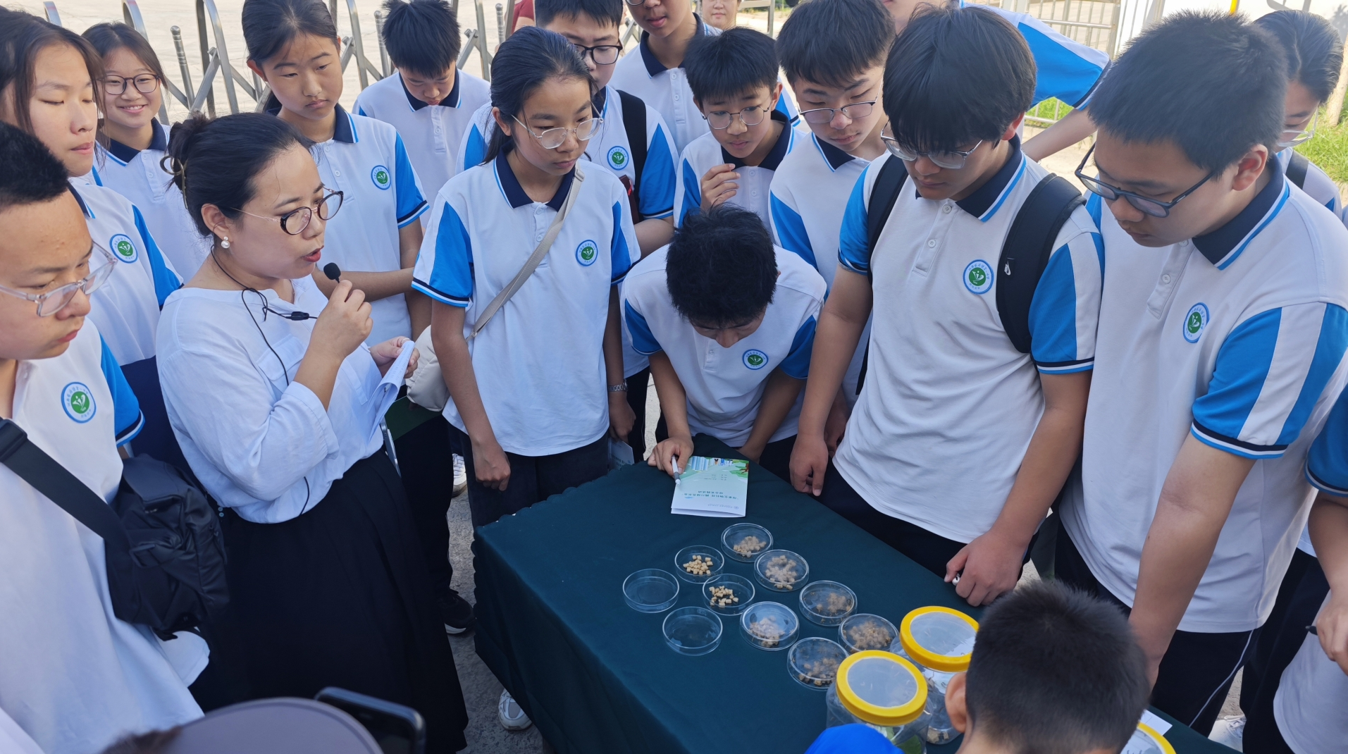河南省济源第一中学初中部八年级部分学生综合实践走进河南省济源白云实业有限公司